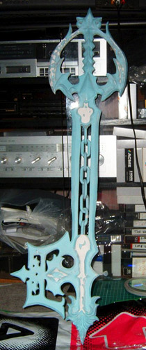 picture of keyblade, light blue