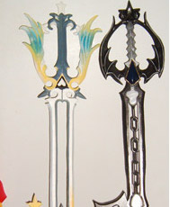 picture of keyblades nearly finished